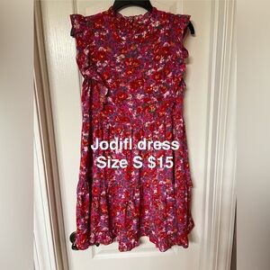 JODIFL Pink and Orange Floral Dress